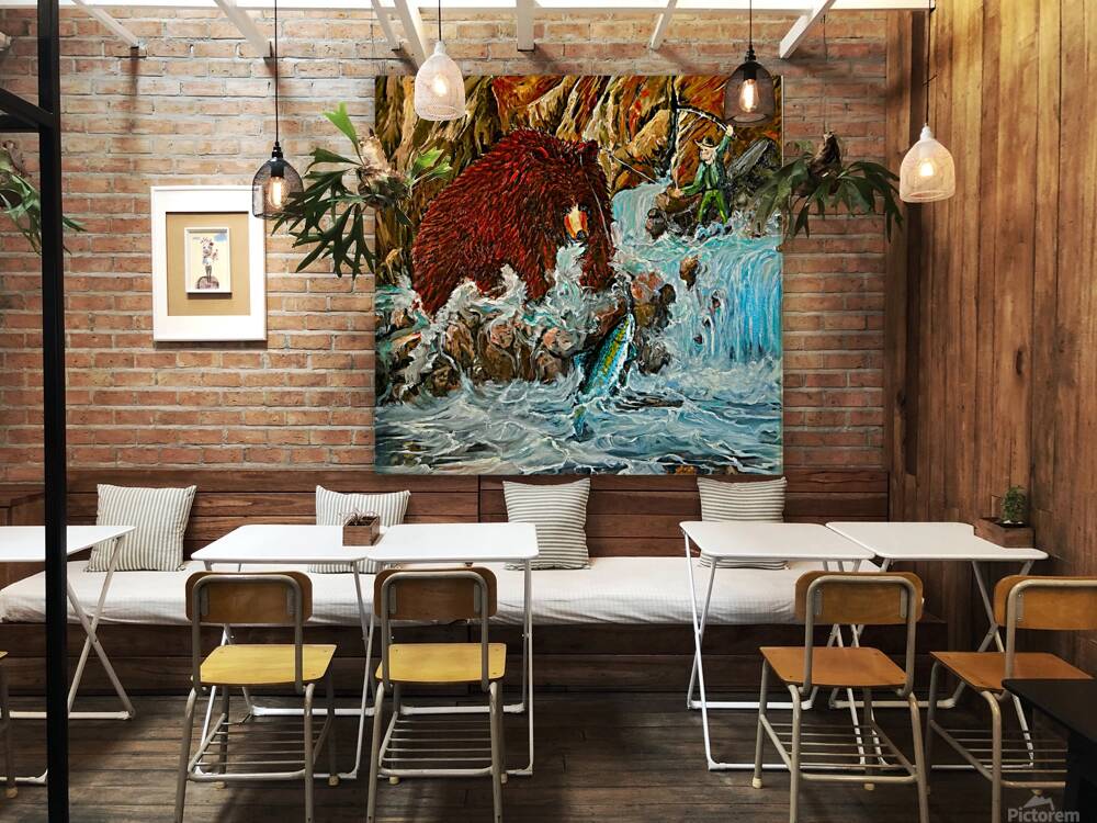 IMG 0310 -fisherman grizzly bear rainbow  trout Reproduction