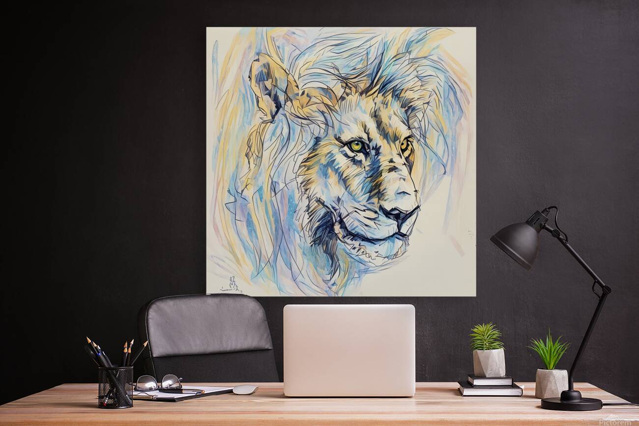 ArtXcl 372 lion Reproduction