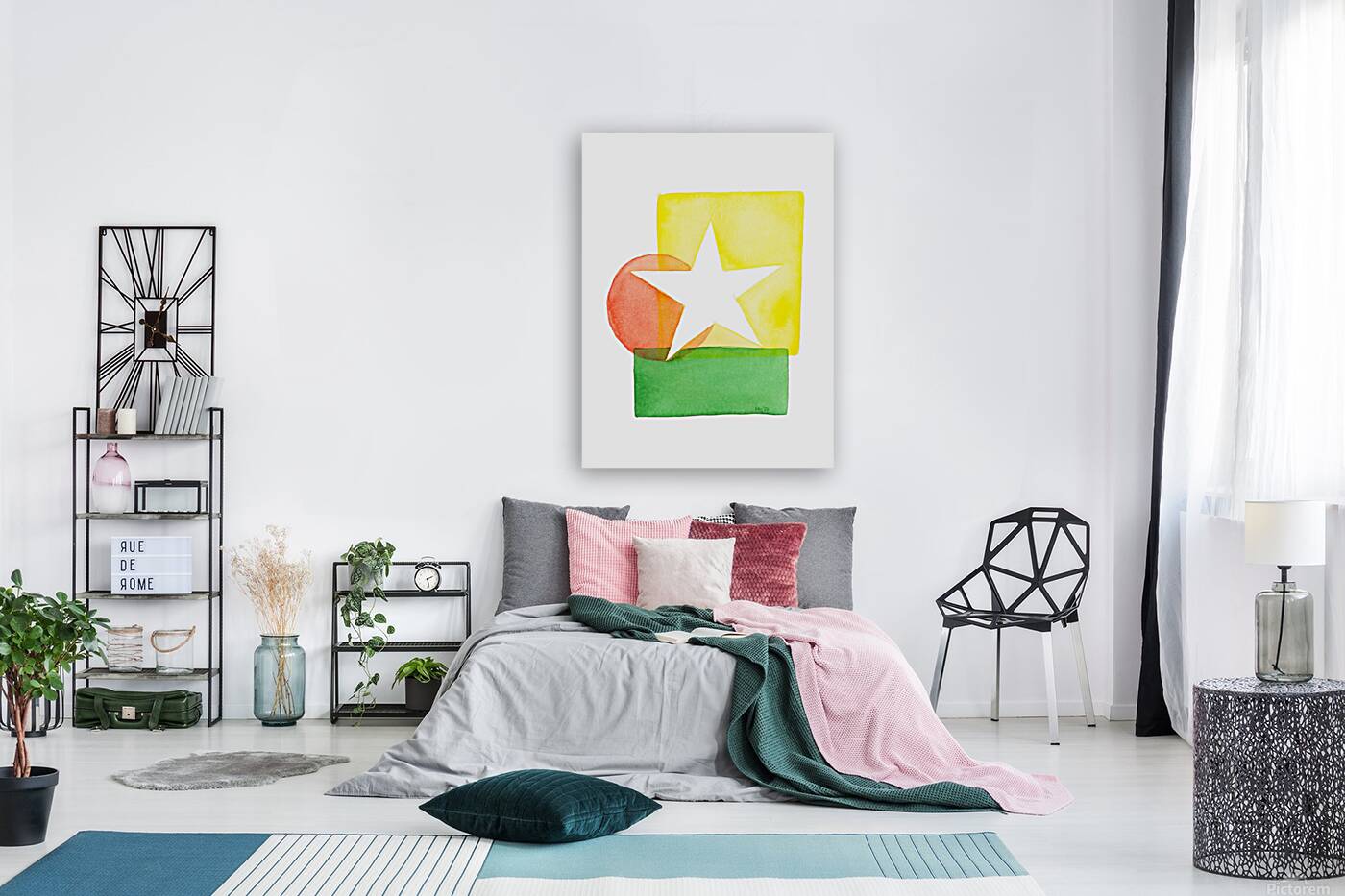 Festive minimalism star Reproduction