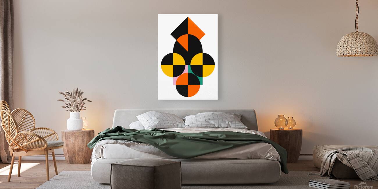 Modern geometric design  Reproduction