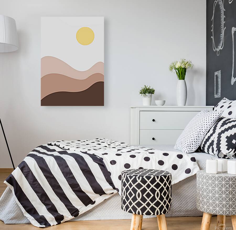 Minimalist art painting. a Reproduction