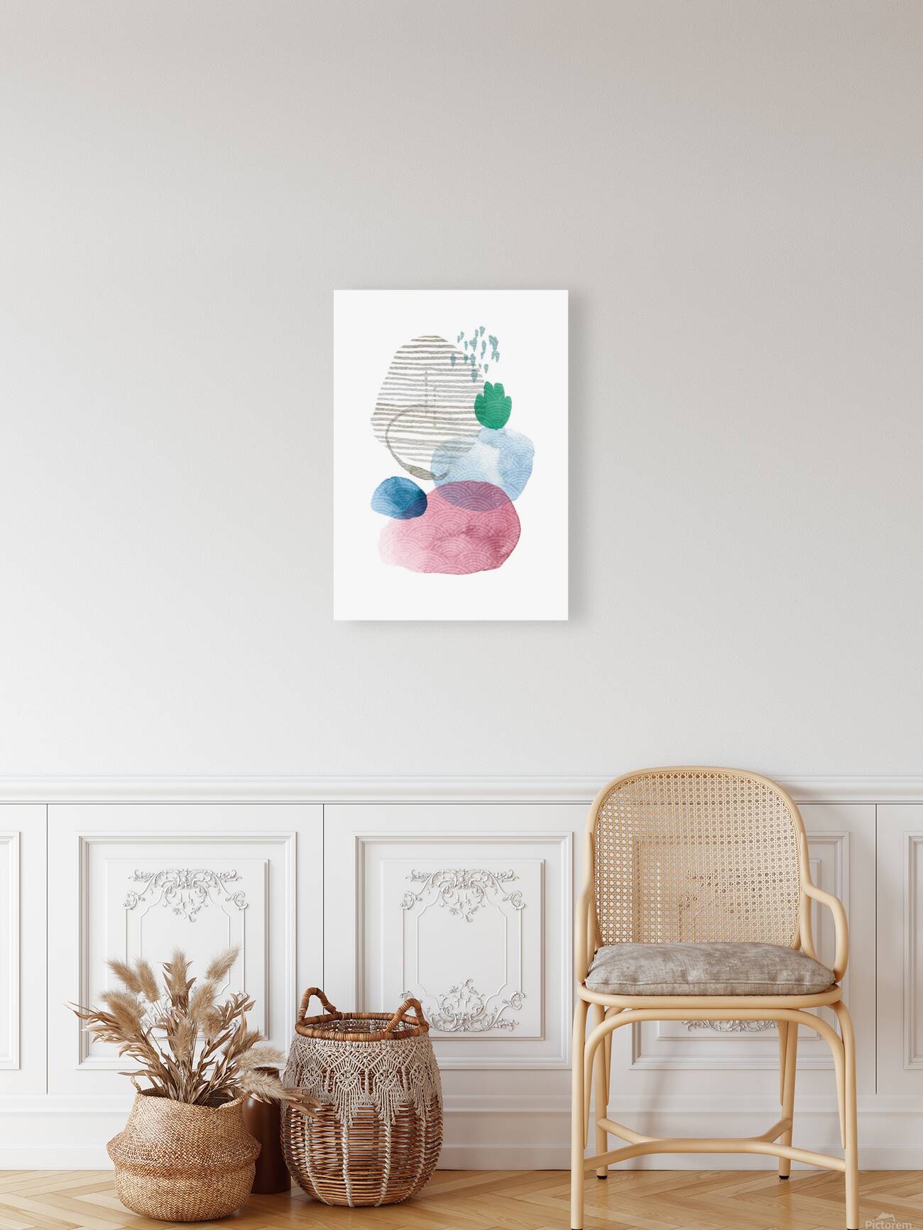 Modern acrylic design. b Reproduction