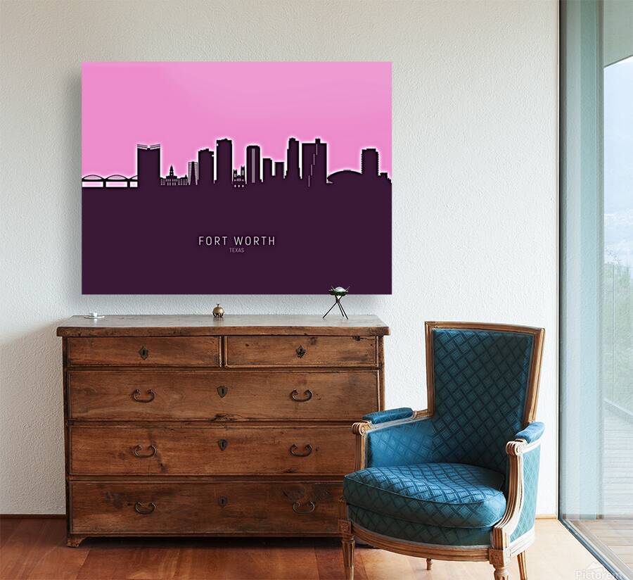 Fort Worth Texas Skyline Reproduction