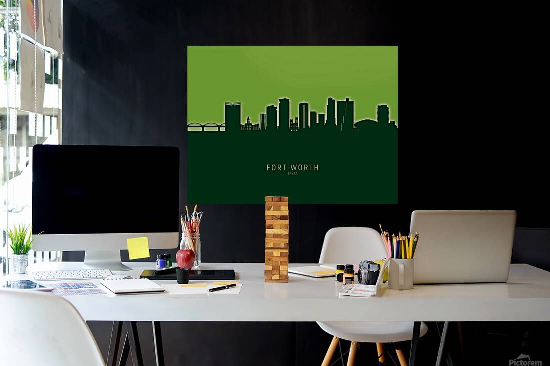Fort Worth Texas Skyline Reproduction