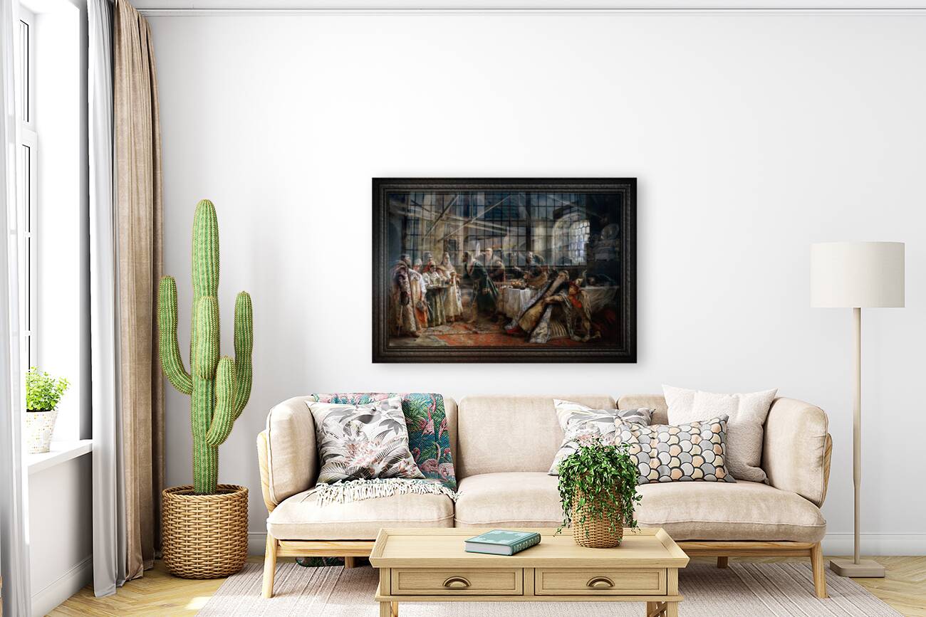 Kissing Custom by Konstantin Makovsky Reproduction