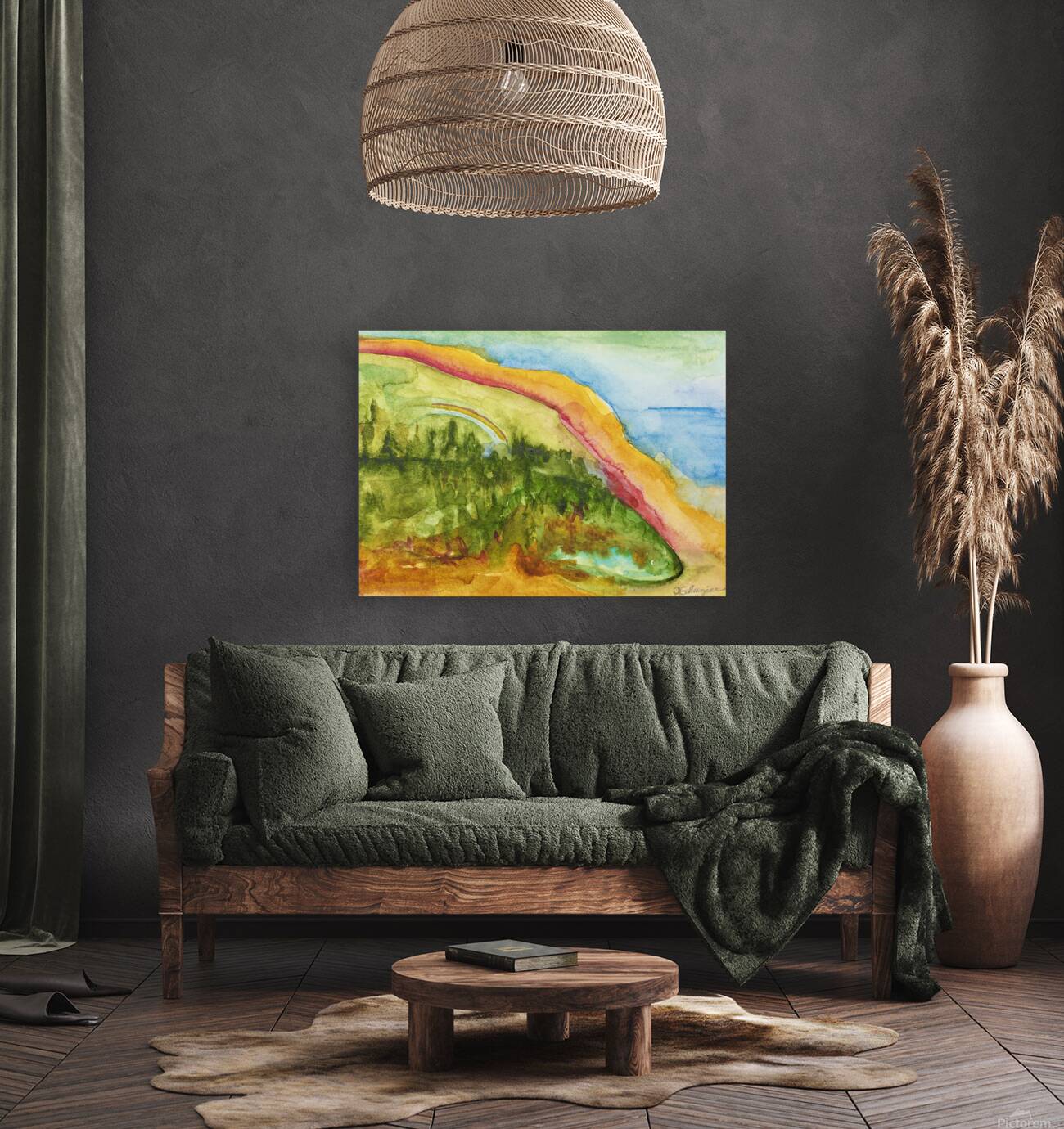 Coastal Rainbow Sunset