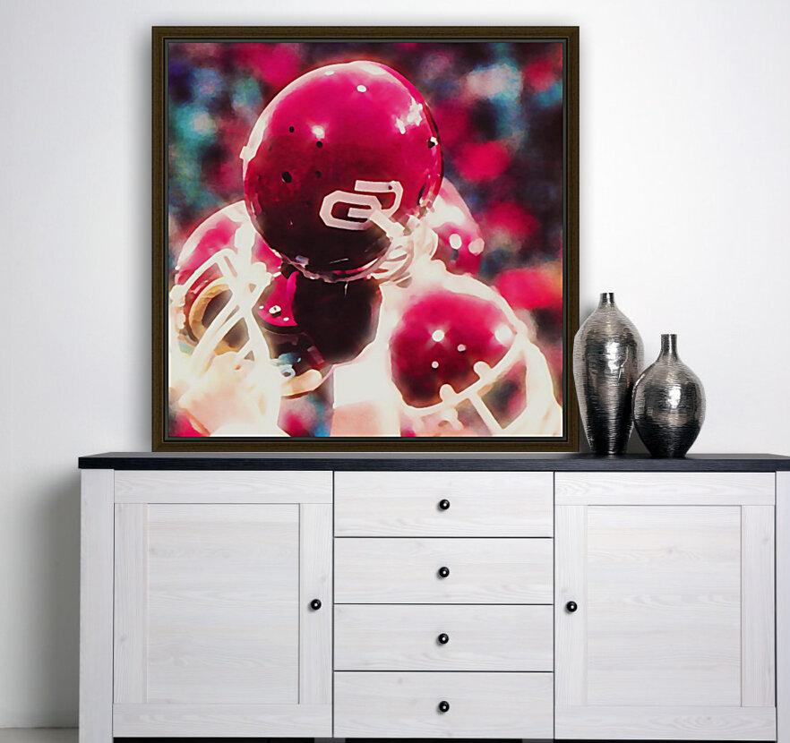 oklahoma sooners football helmet ou football Reproduction