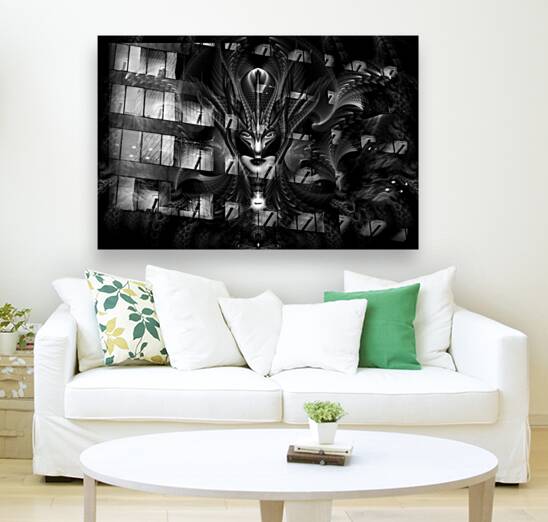 Taidushan Sai Emerald Empress GS Fractal Art Portrait Reproduction