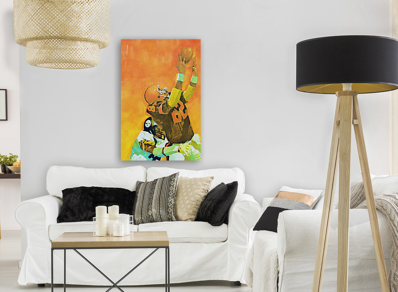 cleveland browns watercolor poster retro sports art reproductions metal signs football prints wood Reproduction