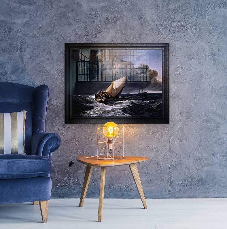 Dutch Fishing Boats In A Storm by Joseph Mallord William Turner Reproduction