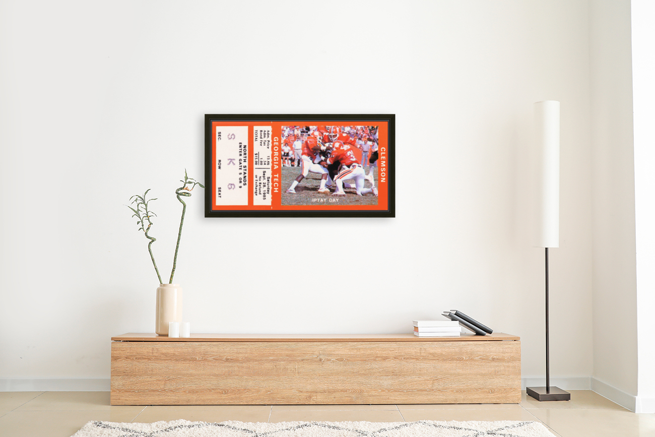 ticket retro remix sports art row one Reproduction