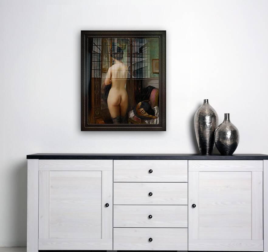 Nu A La Psyche by Henri Gervex Old Masters Reproduction Reproduction