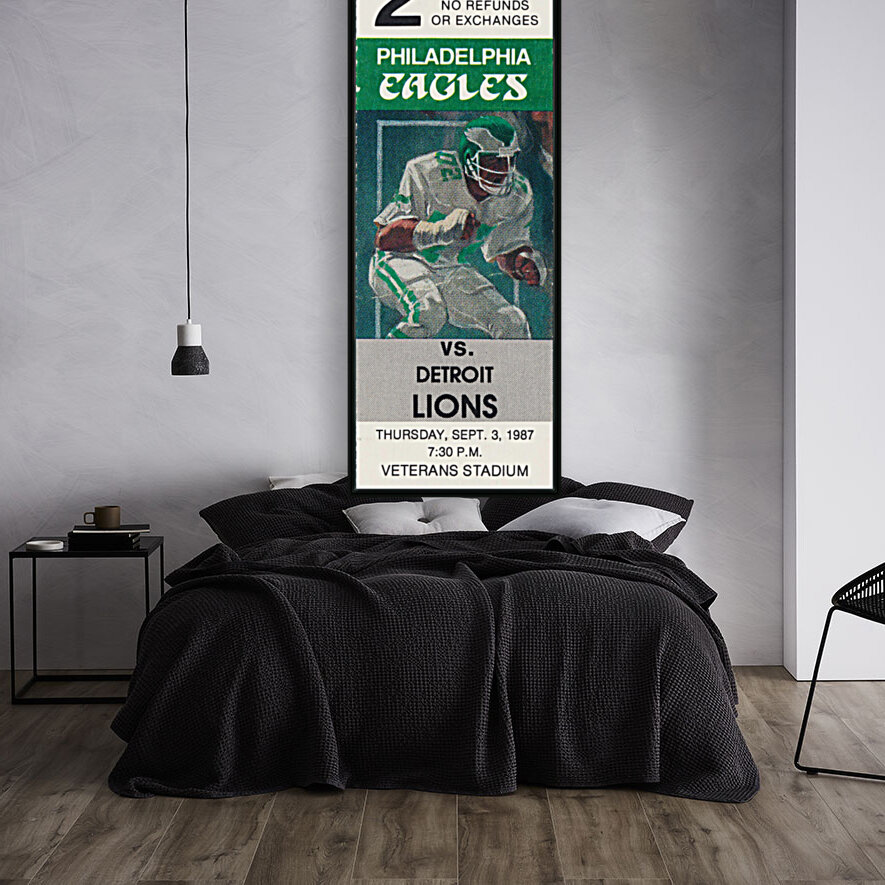 Philadelphia Eagles Ticket Stub Art Reproduction