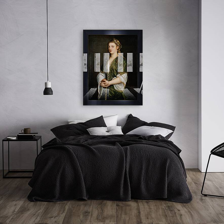 Portrait Of A Lady by Tiziano Vecellio Titian Old Masters Reproduction Reproduction