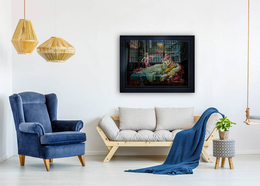 Messengers Of Love by Hans Zatzka Fine Art Old Masters Reproduction Reproduction