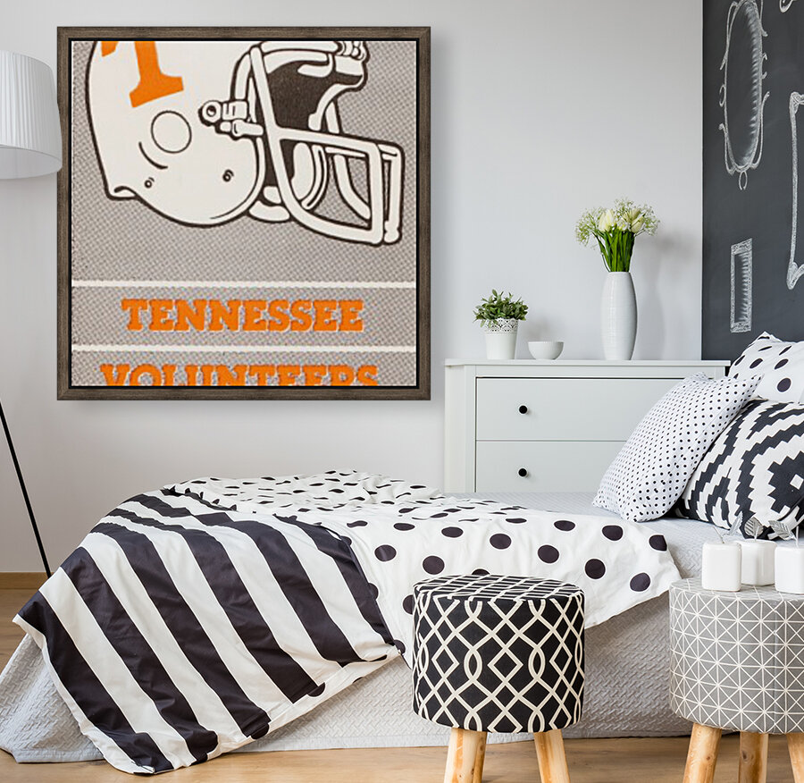 1985 tennessee vols ole miss rebels ticket art knoxville Reproduction