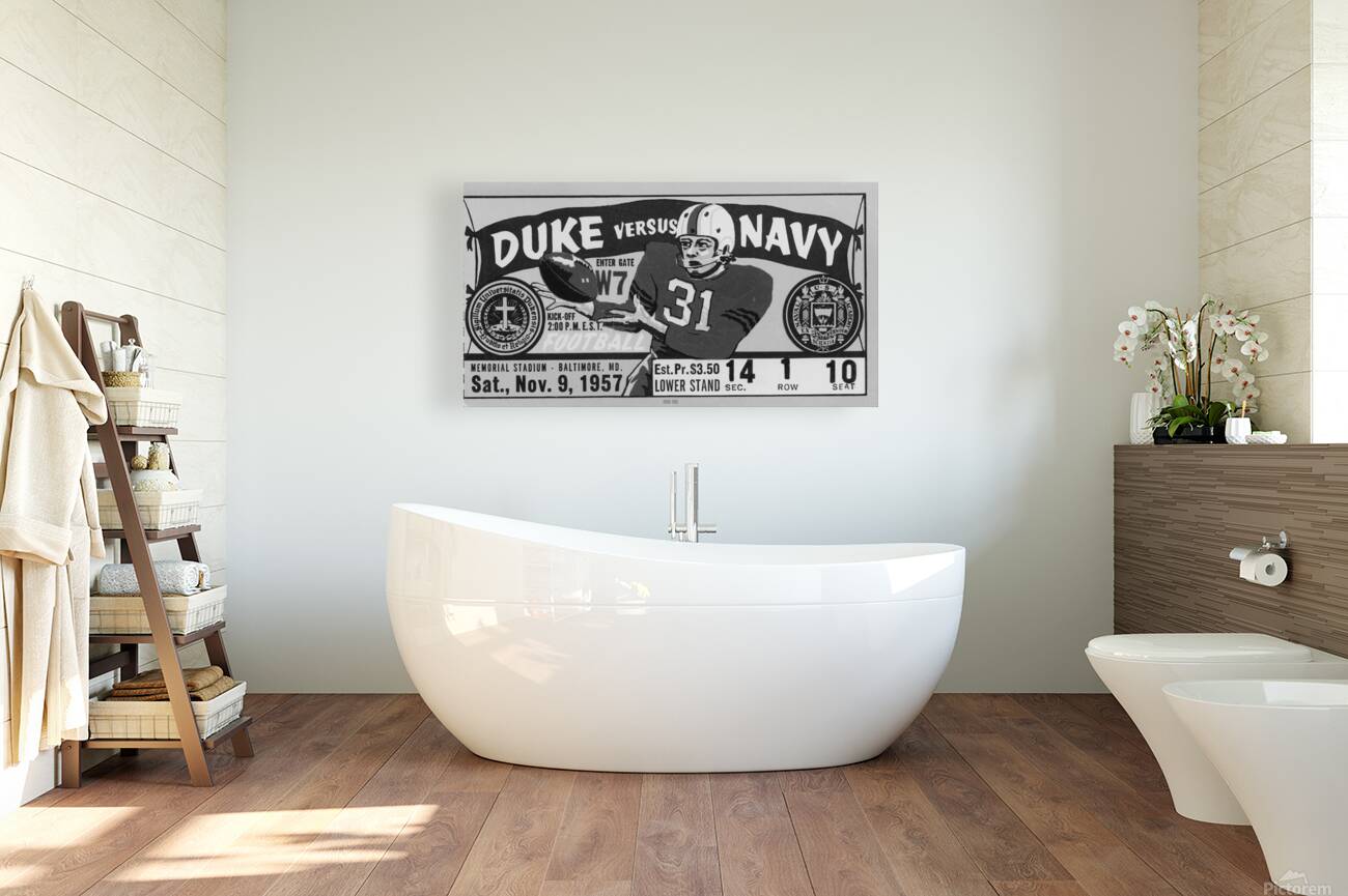 1957 Duke vs. Navy Reproduction