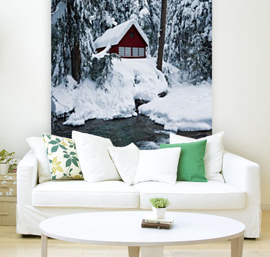 Franklin Falls Snow Reproduction