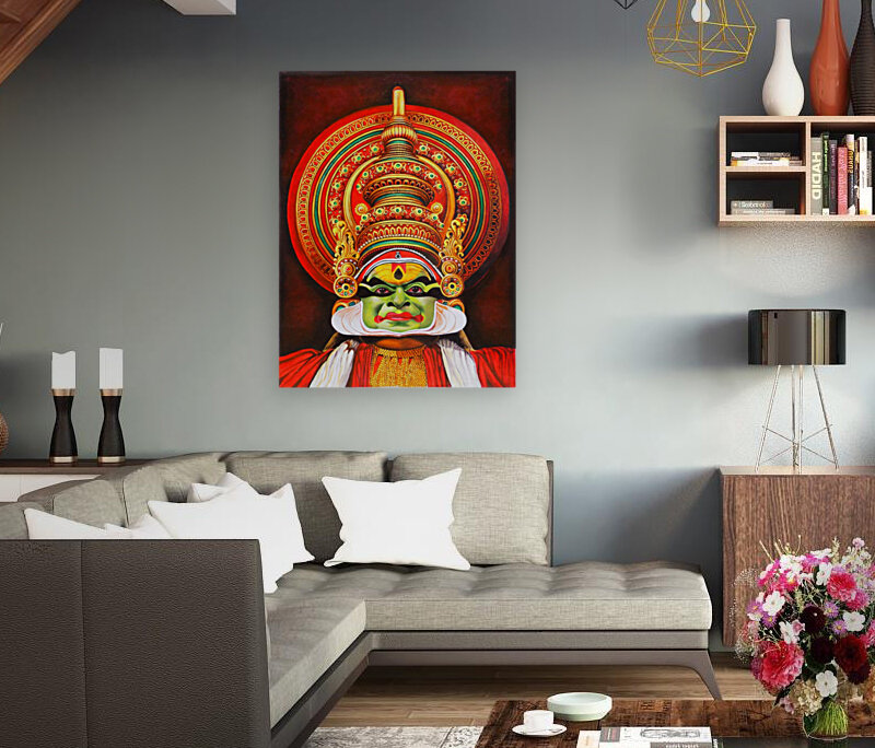 KATHAKALI THE KERALA DANCE ART Reproduction