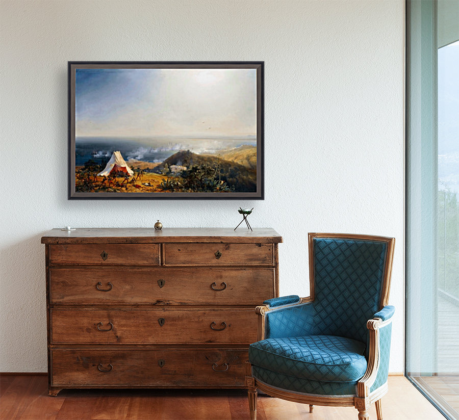 Attack of Algiers by Sea Reproduction