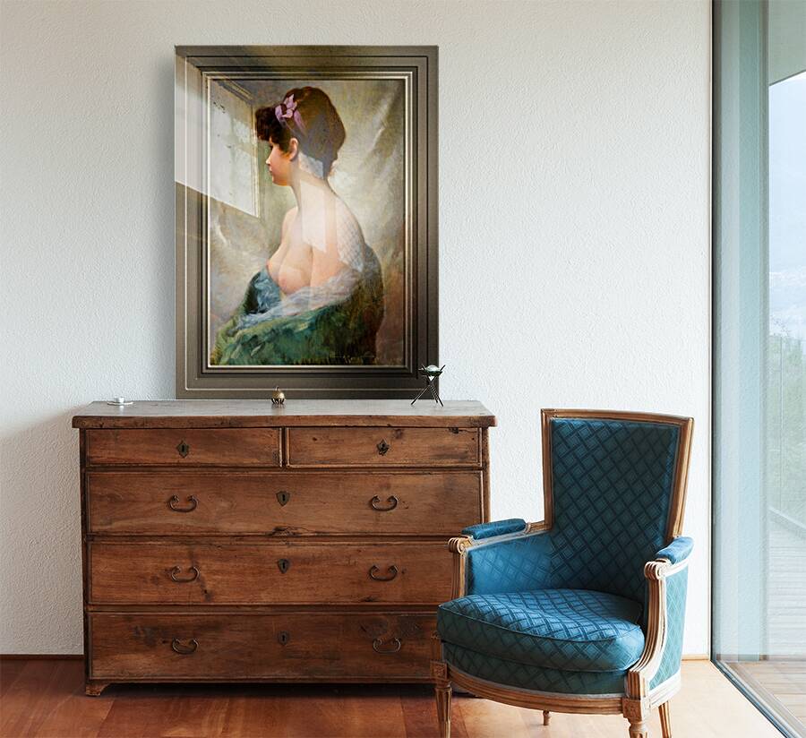 The Topless Model by Albert Joseph Penot Old Masters Classical Art Reproduction Reproduction