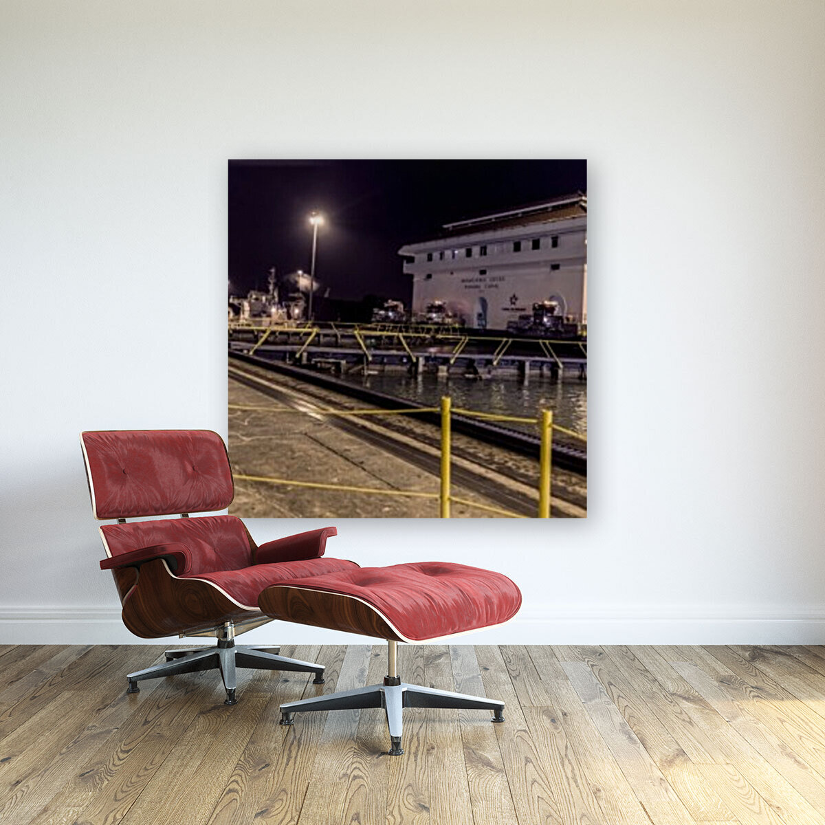 Panama Canal Miraflores Locks Reproduction