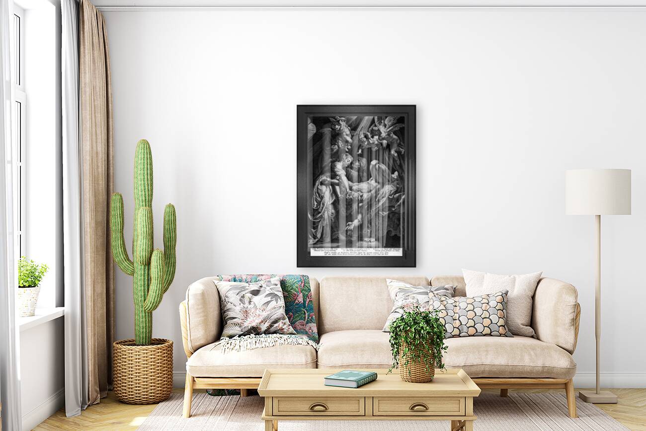 Judith Beheading Holofernes by Engraver Cornelis Galle Old Masters Classical Art Reproduction Reproduction