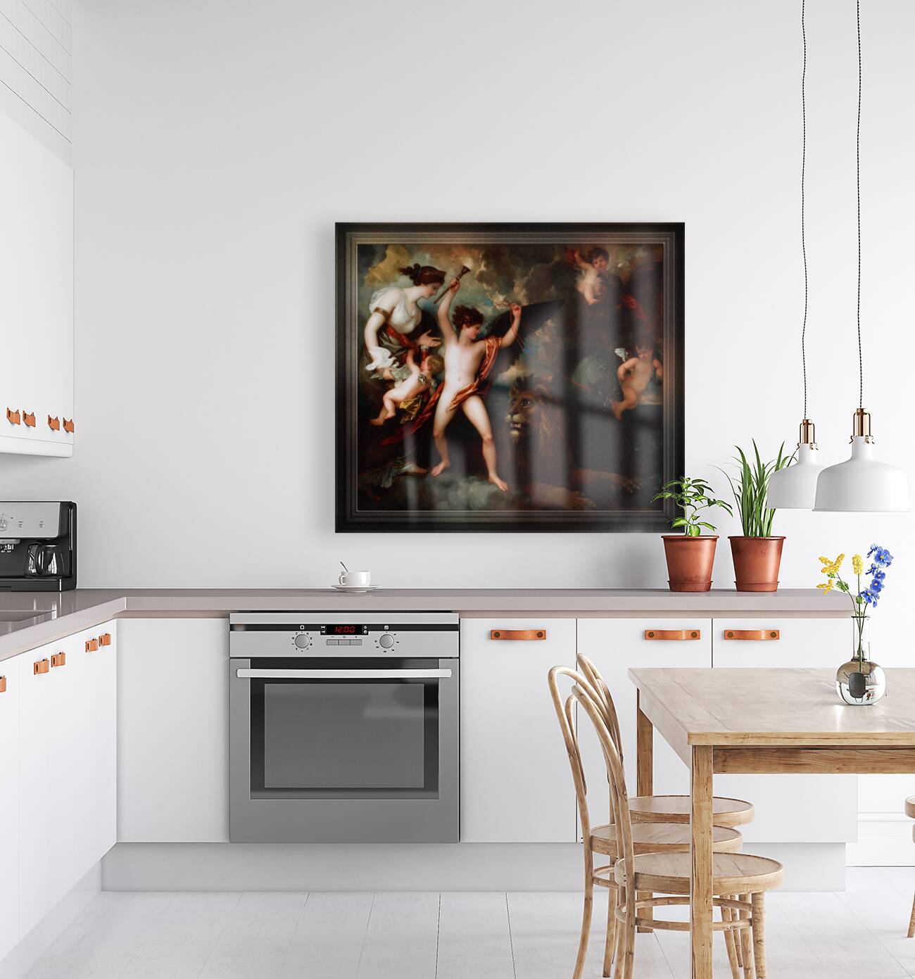 Omnia Vincit Amor by Benjamin West Old Masters Classical Fine Art Reproduction Reproduction