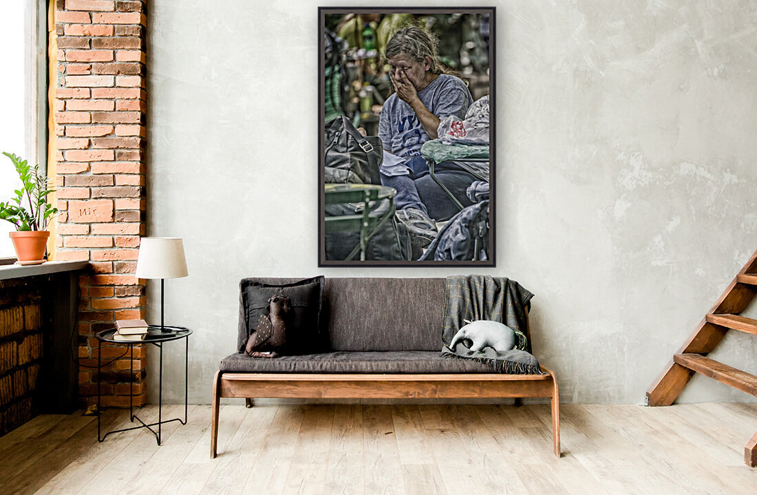 crying woman Reproduction