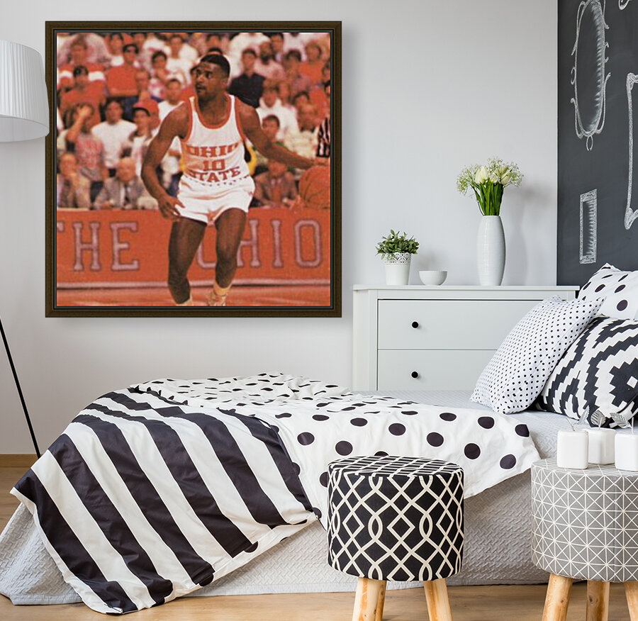 1987 Ohio State Basketball Poster Reproduction