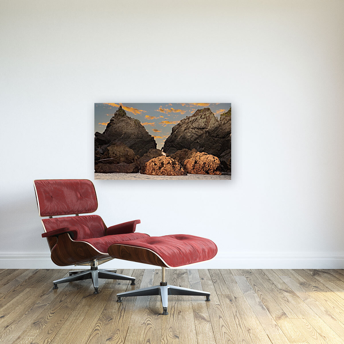 Pelican at Dawn Reproduction