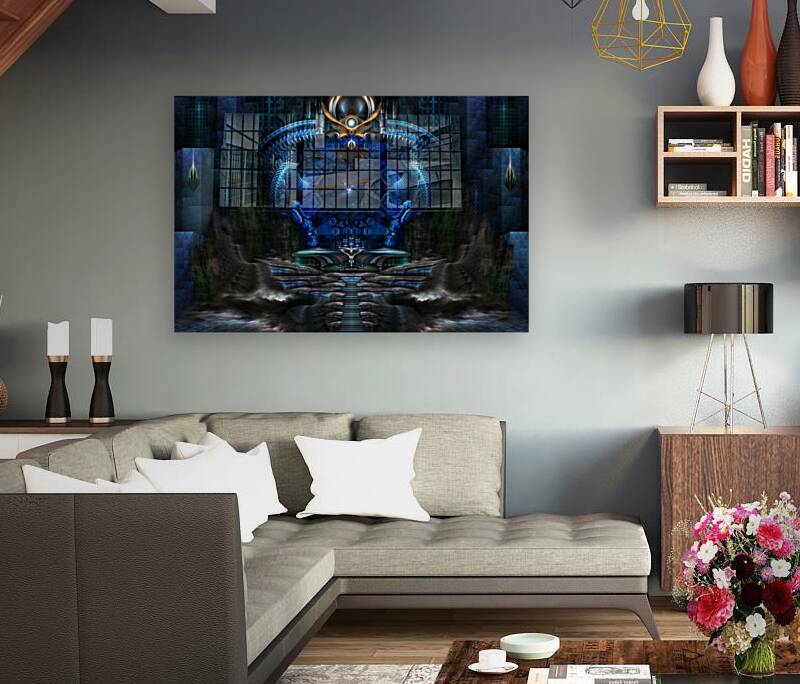 View To Eternity Fractal Art Composition Reproduction