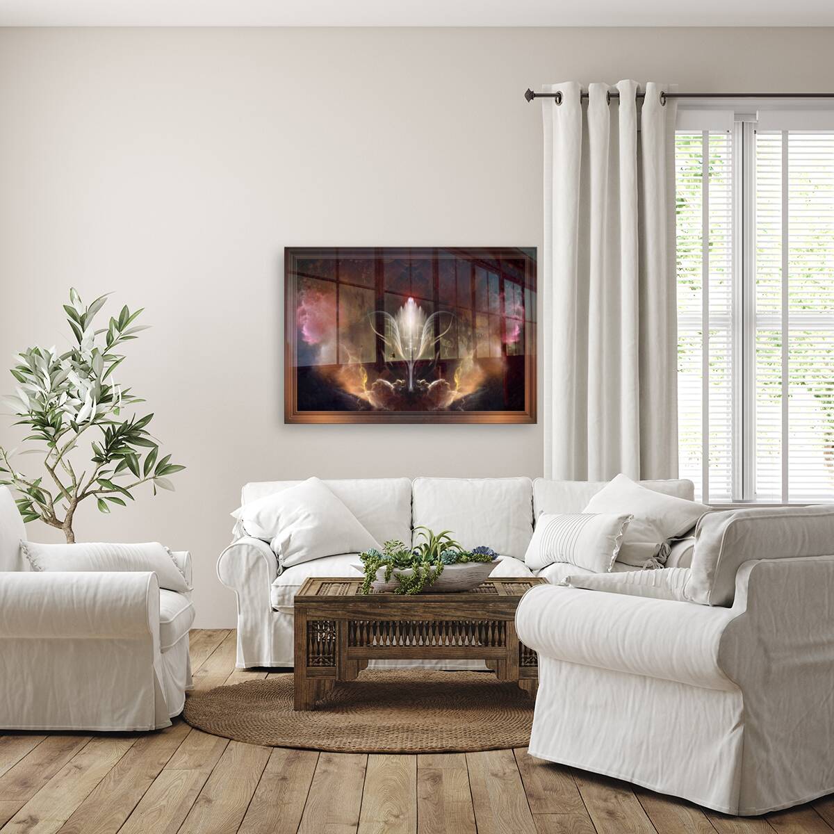 The Renidron Fantasy Fractal Art Composition Reproduction