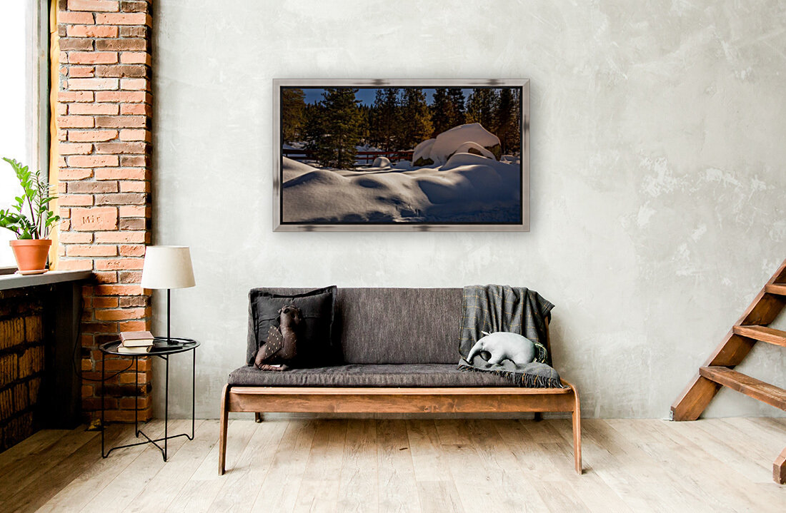 Snow drift at Dusk Reproduction