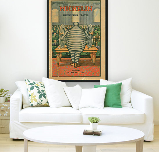 Michelin Instruction Plates Reproduction