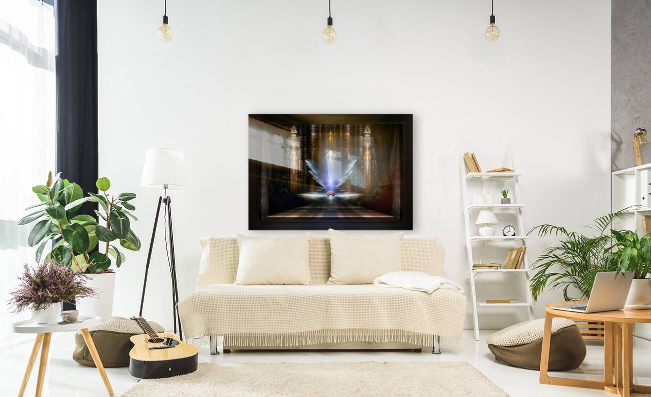 The Wings Of Heaven Fractal Art Composition Reproduction