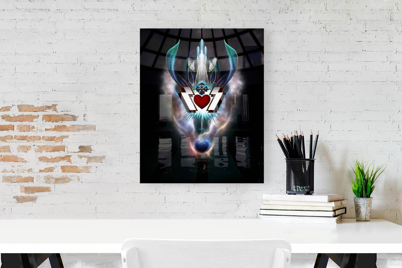 The Thunder Gods Rock Fractal Art Reproduction