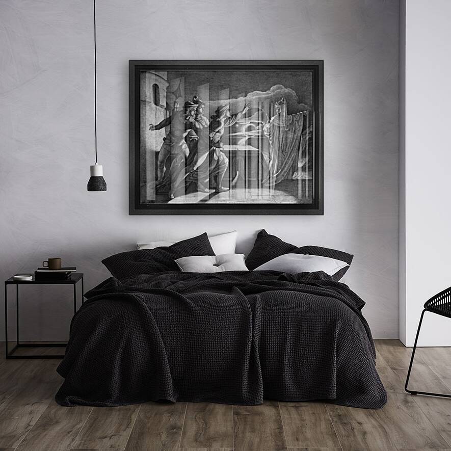 Hamlet and the Ghost of his Father by Adam Vogler Old Masters Classical Art Reproduction Reproduction