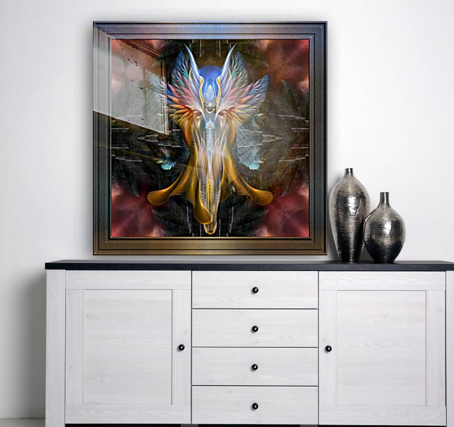 Arsencia The Golden Setren Fractal Art Reproduction