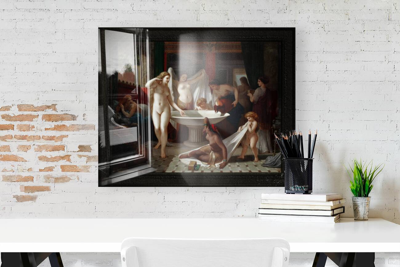 Jeunes Femmes Au Bain by Henri-Pierre Picou Old Masters Classical Art Reproduction Reproduction