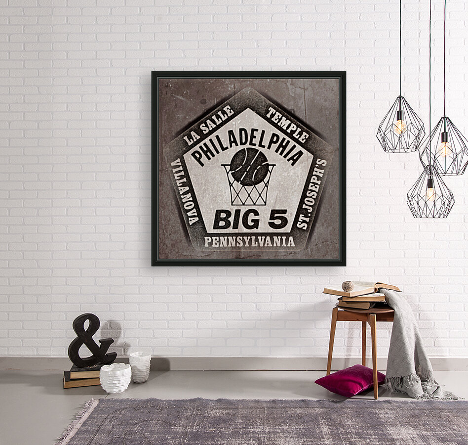 1983 Philadelphia Big 5 College Basketball Art Reproduction