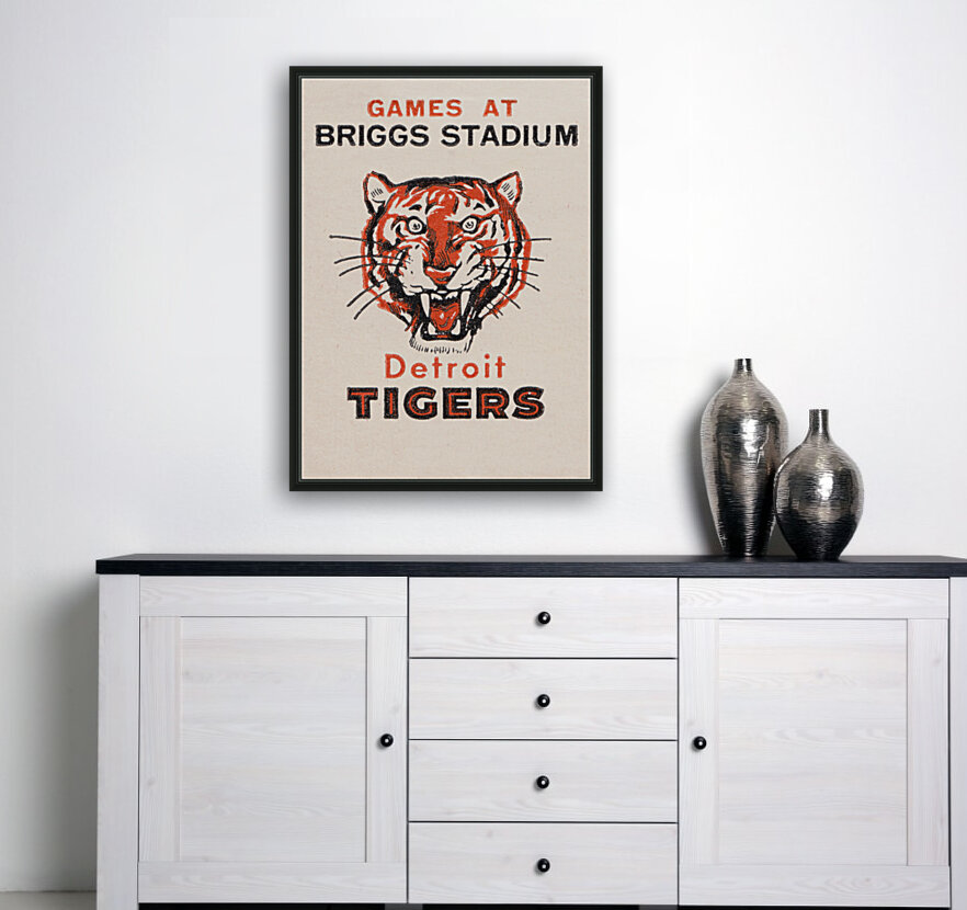 1956 Detroit Tigers Canvas Wall Art Reproduction
