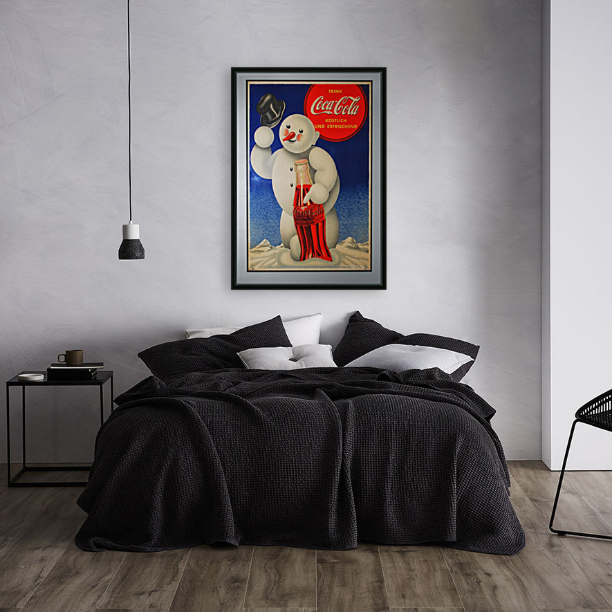 Coca Cola retro poster Reproduction