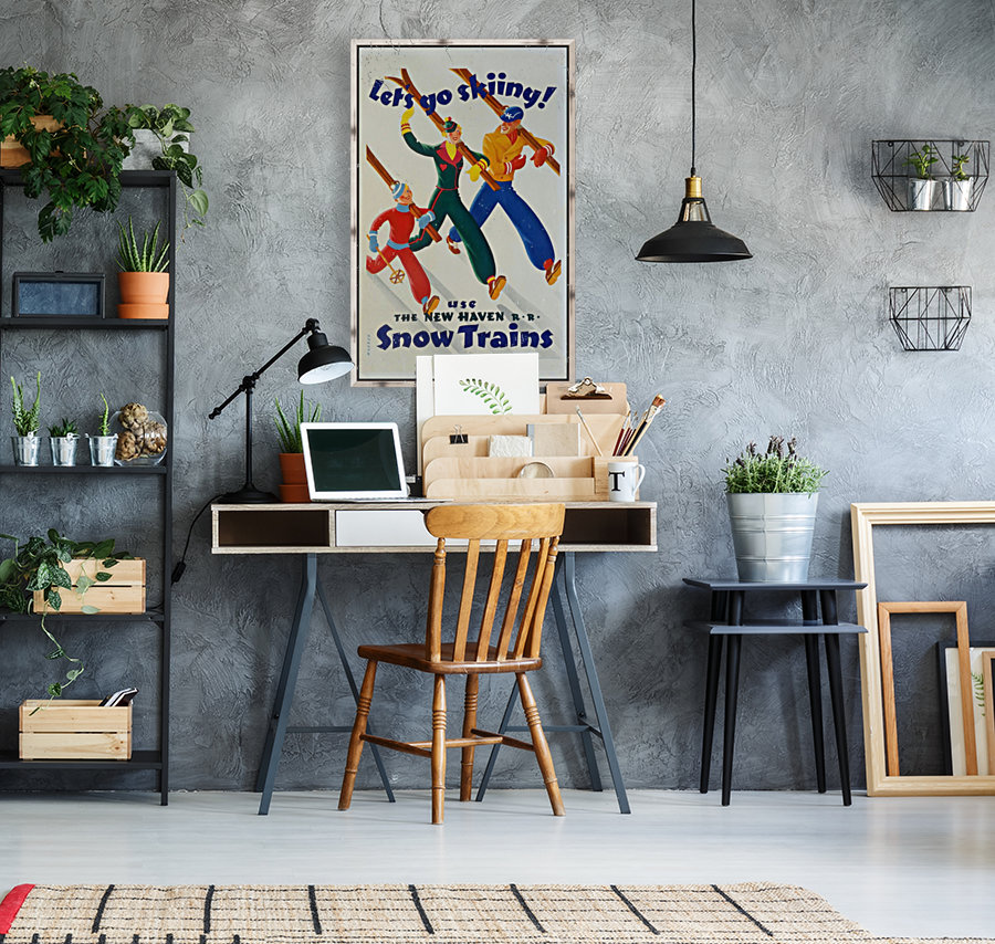 New Haven Snow trains Reproduction