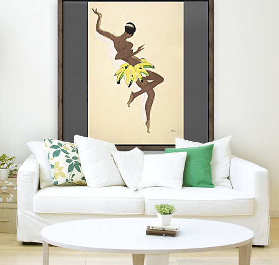 Josephine Baker, Banana Skirt Dance,Vintage Poster VINTAGE POSTER