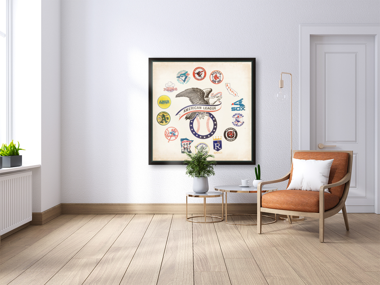 Vintage Seventies American League Teams Art Reproduction