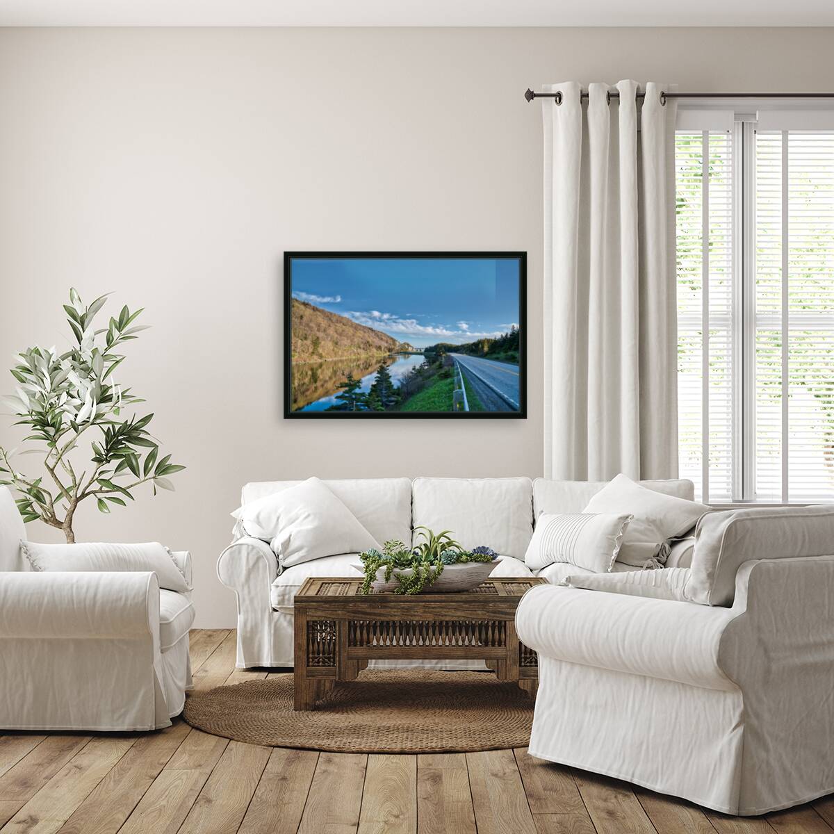 Approaching la Presquile Reproduction