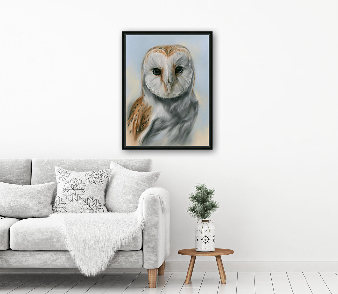 Barn Owl Perceptive Gaze Reproduction