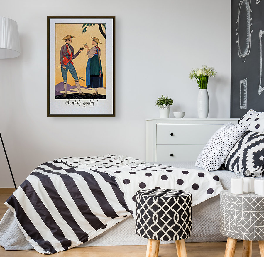 Sont ils gentils vintage poster Reproduction