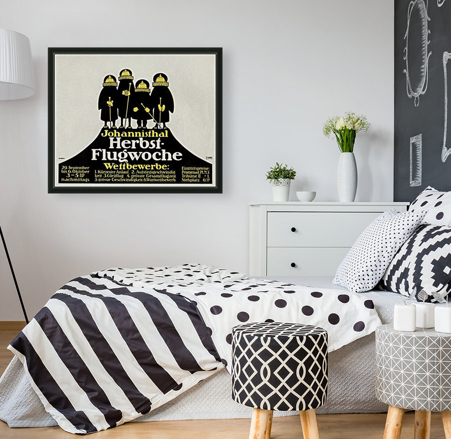 Johannisthal Herbst - Flugwoche old poster Reproduction